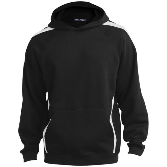 Sport-Tek Sleeve Stripe Sweatshirt with Jersey Lined Hood