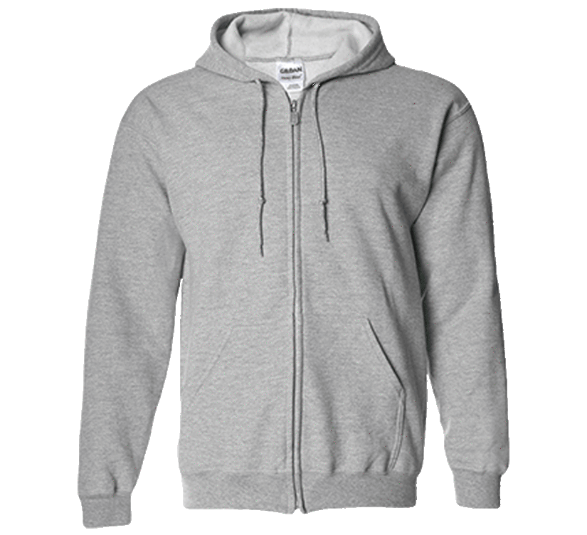 Gildan Zip-Up Hooded Sweatshirt